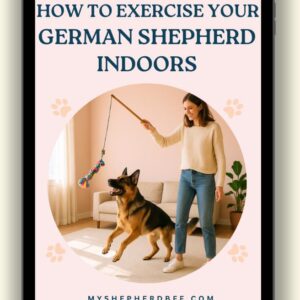 How to Exercise Your German Shepherd Indoors