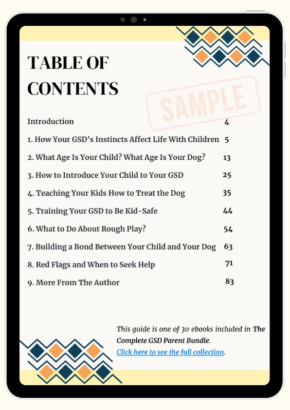 From - How to Raise a German Shepherd with Children at Home