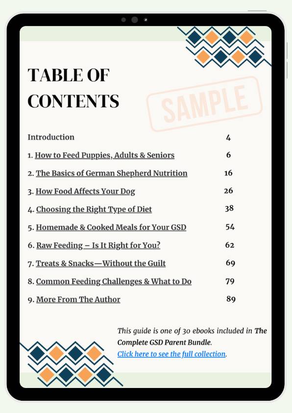 From - How To Feed Your German Shepherd with Love