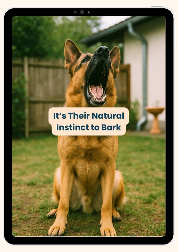 From - How to Stop Your German Shepherd's Excessive Barking