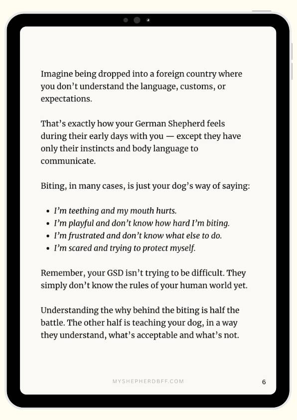 From - How to Stop Your German Shepherd From Biting