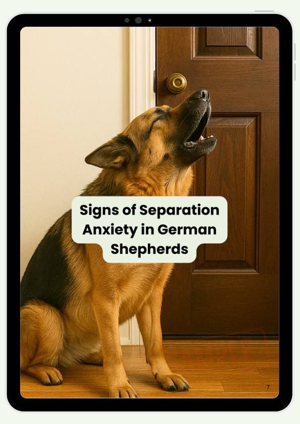 From - How to Help Your German Shepherd With Separation Anxiety