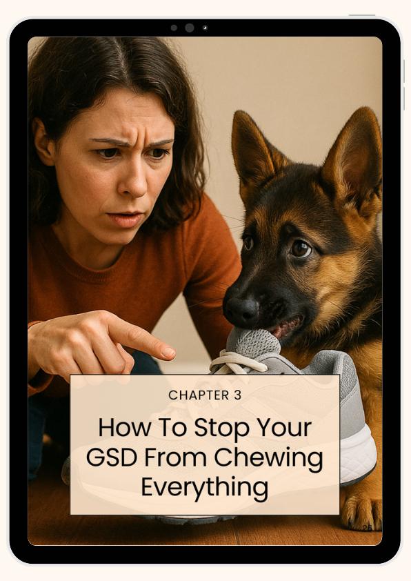 From - How to Stop Your German Shepherd's Destructive Chewing
