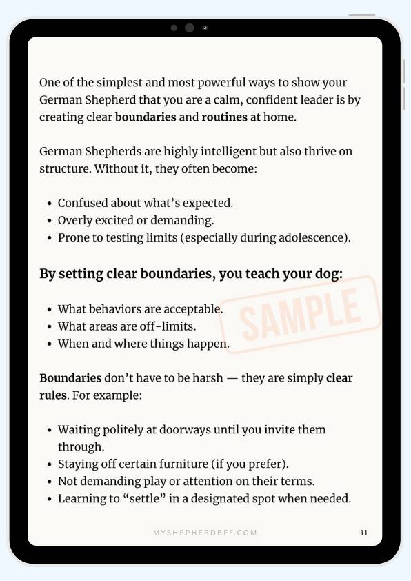 From - How to Train Your German Shepherd to Protect You