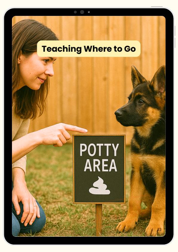 From - How to Potty Train Your German Shepherd