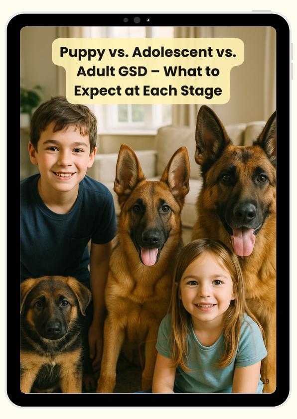 From - How to Raise a German Shepherd with Children at Home