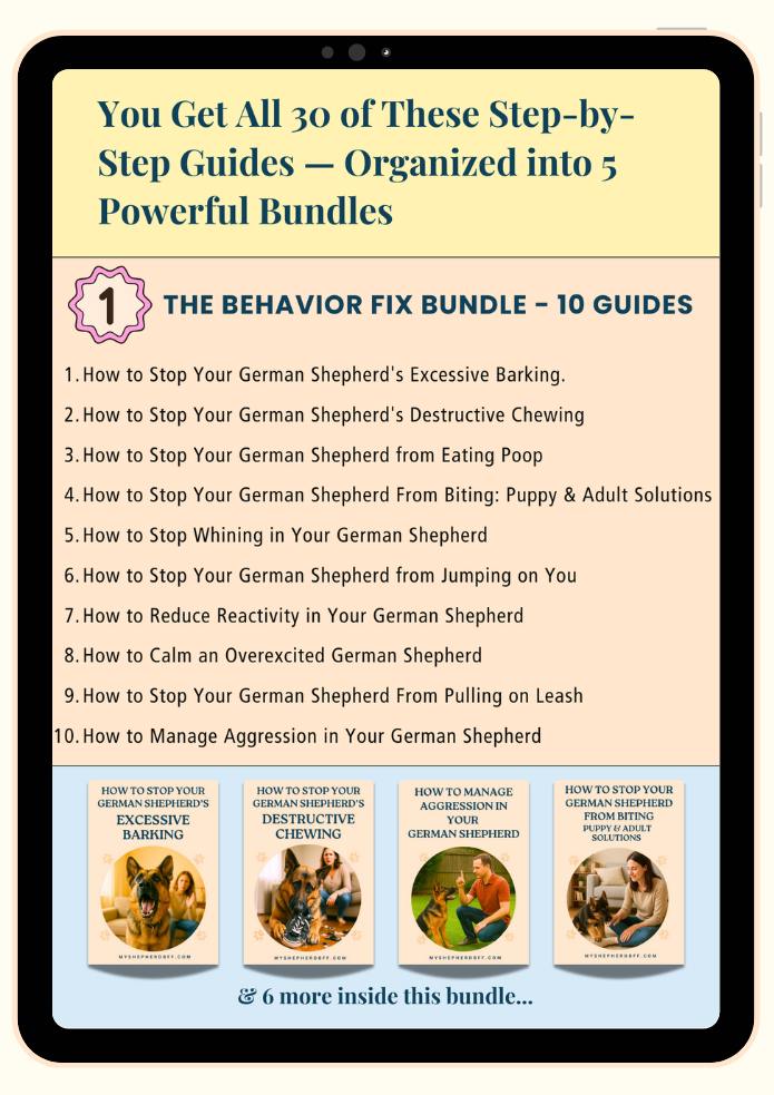 The compete gsd parent bundle , behavior fix bundle, - myshepherdbff