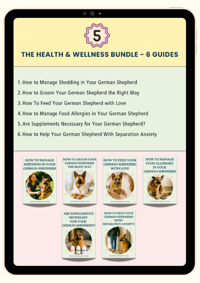 The compete gsd parent bundle, health and wellness bundle, - myshepherdbff