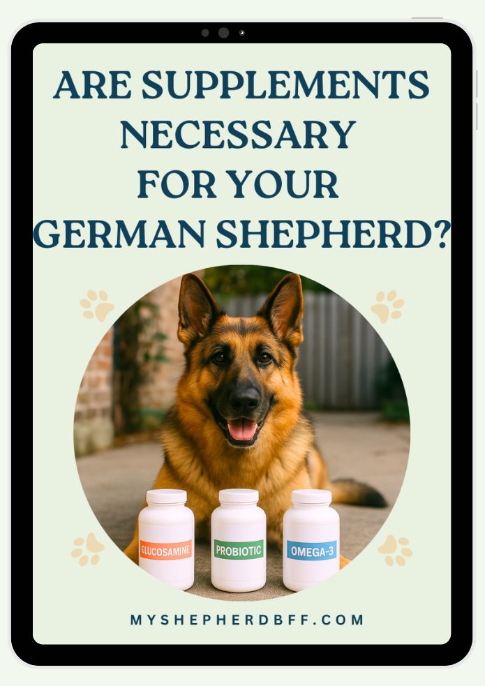 are supplements necessary for your gsd - ebook