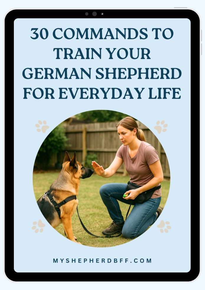 everyday commands to train your german shepherd - ebook