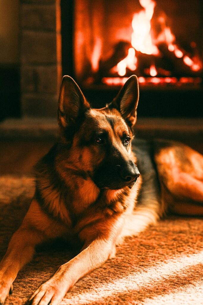 gsd at fireplace aesthetic