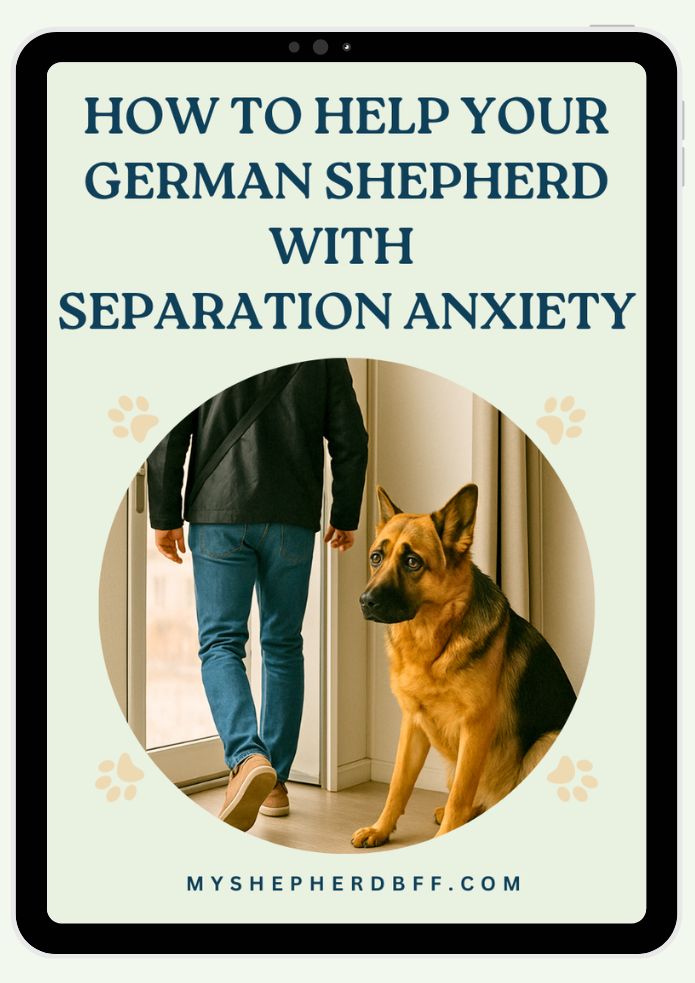 how ot help your gsd with separation anxiety - ebook