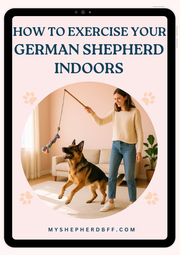 how to exercise your gsd indoors - ebook