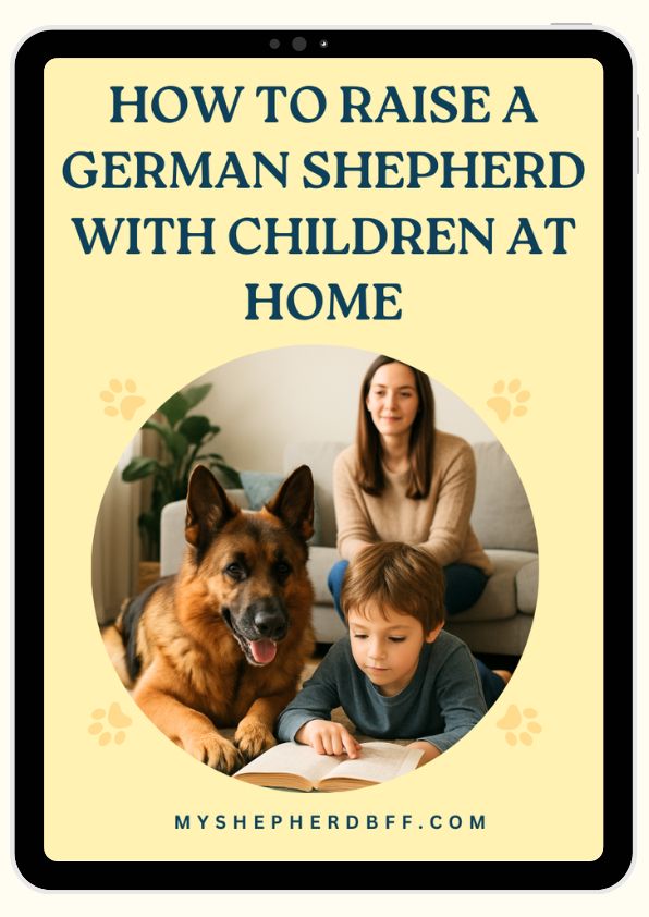 how to raise a gsd with children at home - ebook
